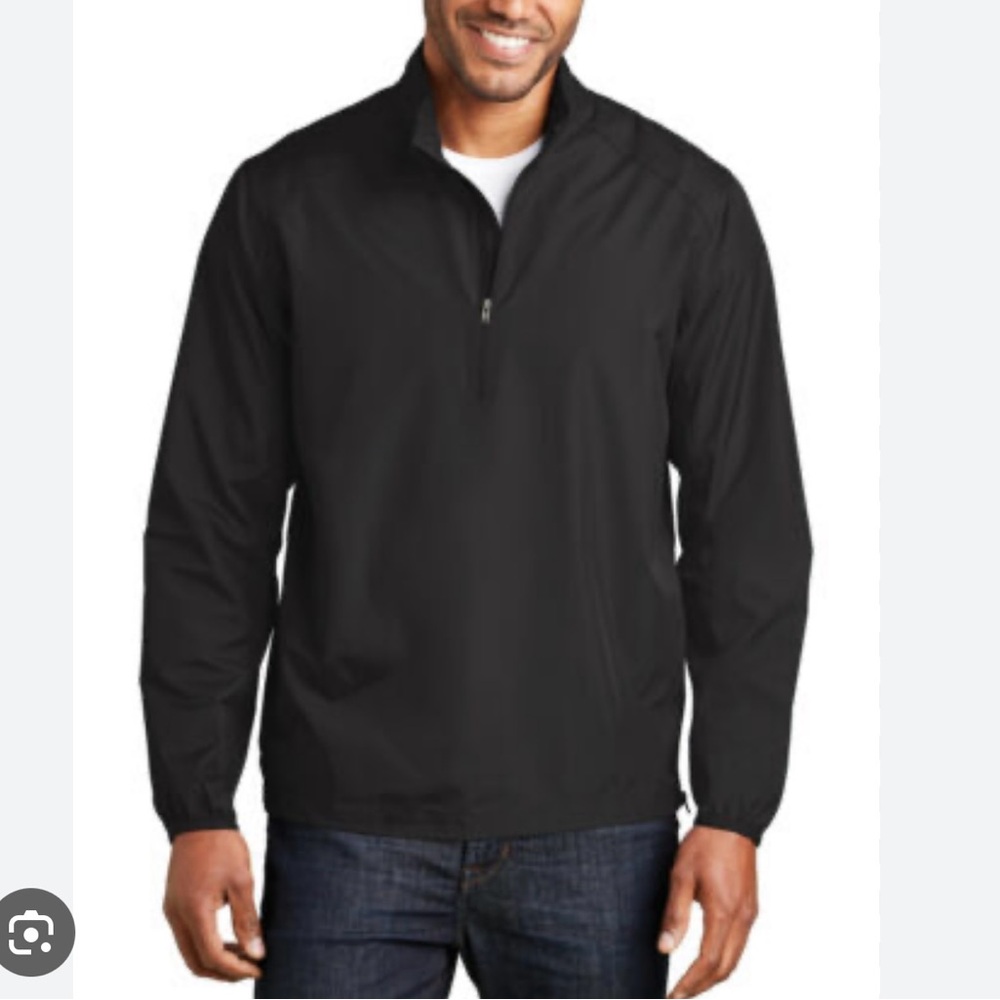 KJUS Men's Dorian Halfzip Black Performance Jacket